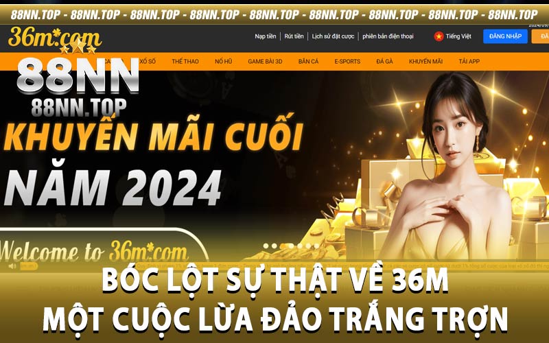 36M - Nhà cái siêu lừa đảo nên tẩy chay ngay lập tức