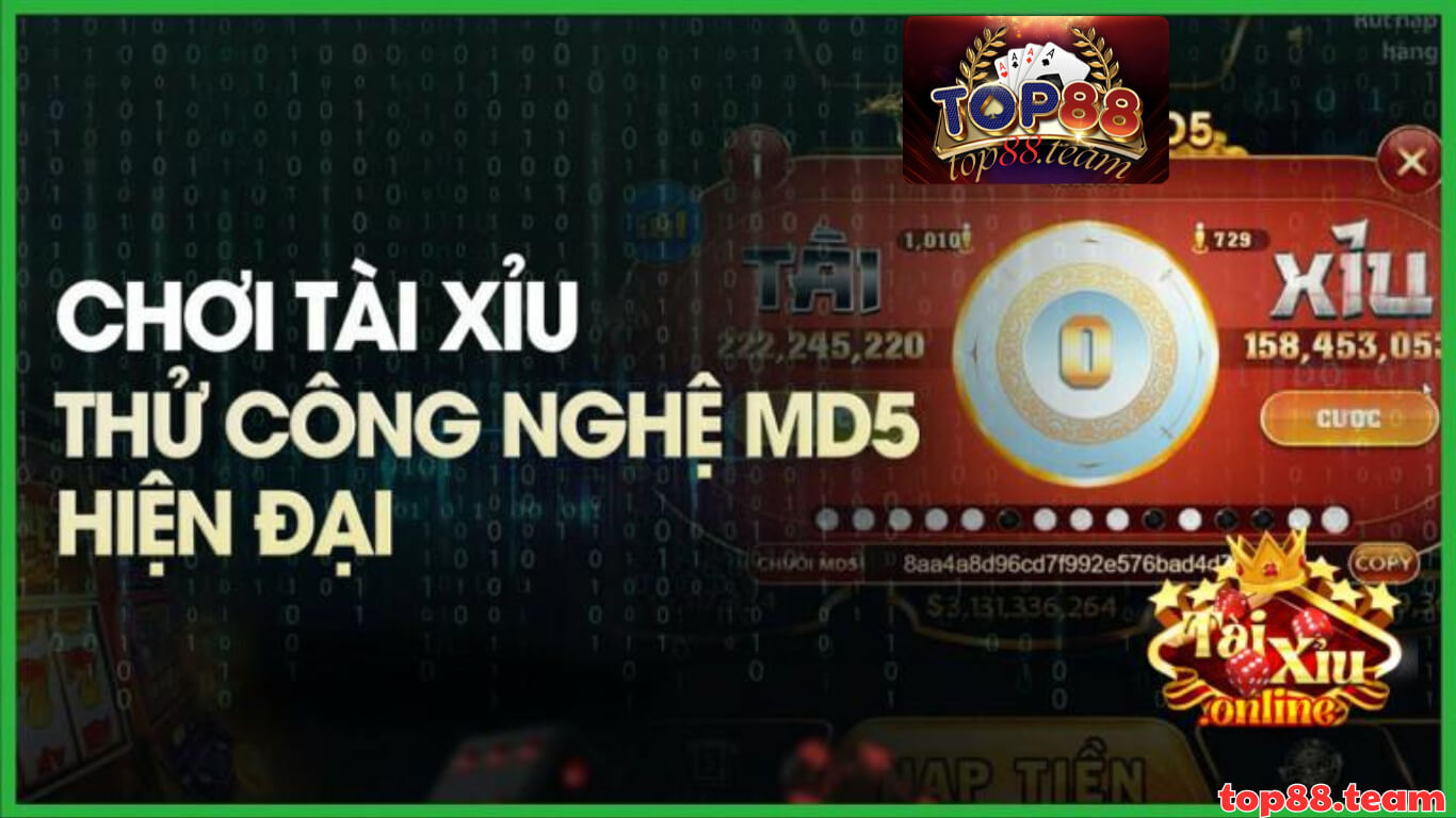 Hướng dẫn cách chơi, kinh nghiệm chơi tài xỉu MD5 Top88 Hướng dẫn cách chơi, kinh nghiệm chơi tài xỉu MD5 Top88