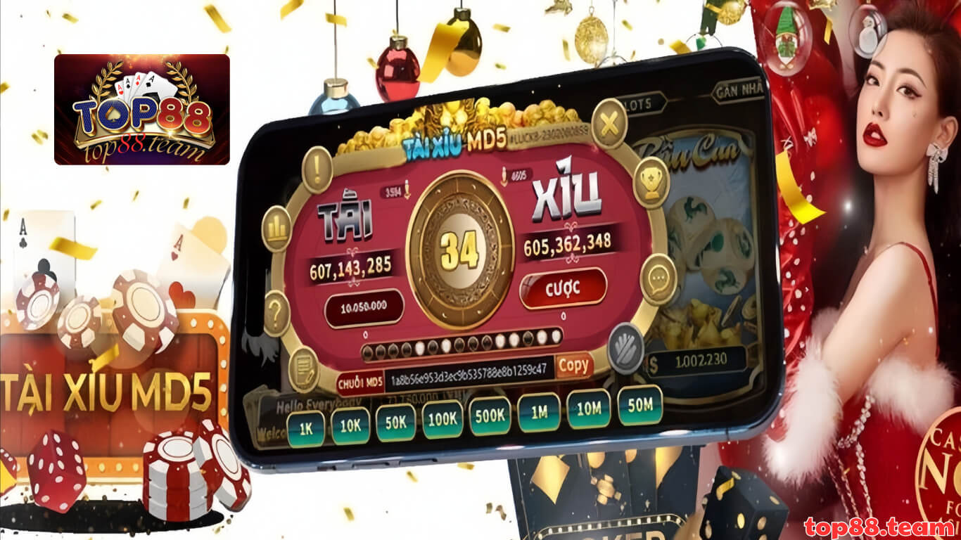 Hướng dẫn cách chơi, kinh nghiệm chơi tài xỉu MD5 Top88 Hướng dẫn cách chơi, kinh nghiệm chơi tài xỉu MD5 Top88