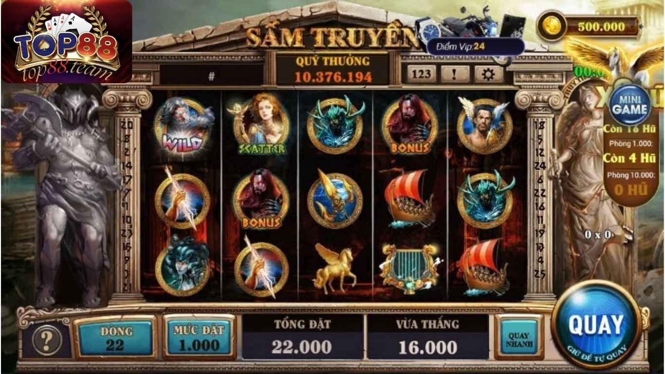 Top88 - Game Nổ Hũ Sấm Truyền Siêu Phẩm Giải Trí Hàng Đầu 2026