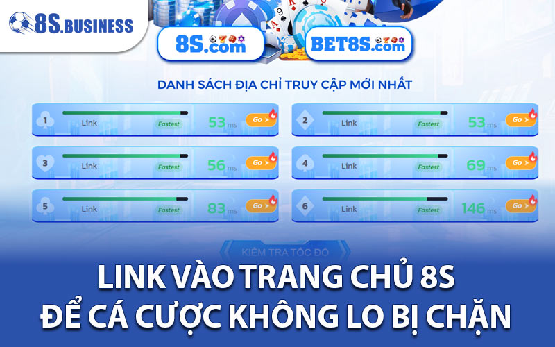8S - Top nhà cái uy tín được đánh giá 5 sao